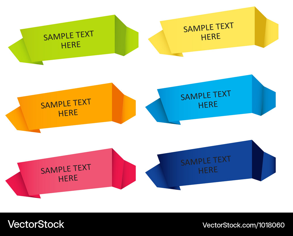 Abstract origami speech bubble background Vector Image