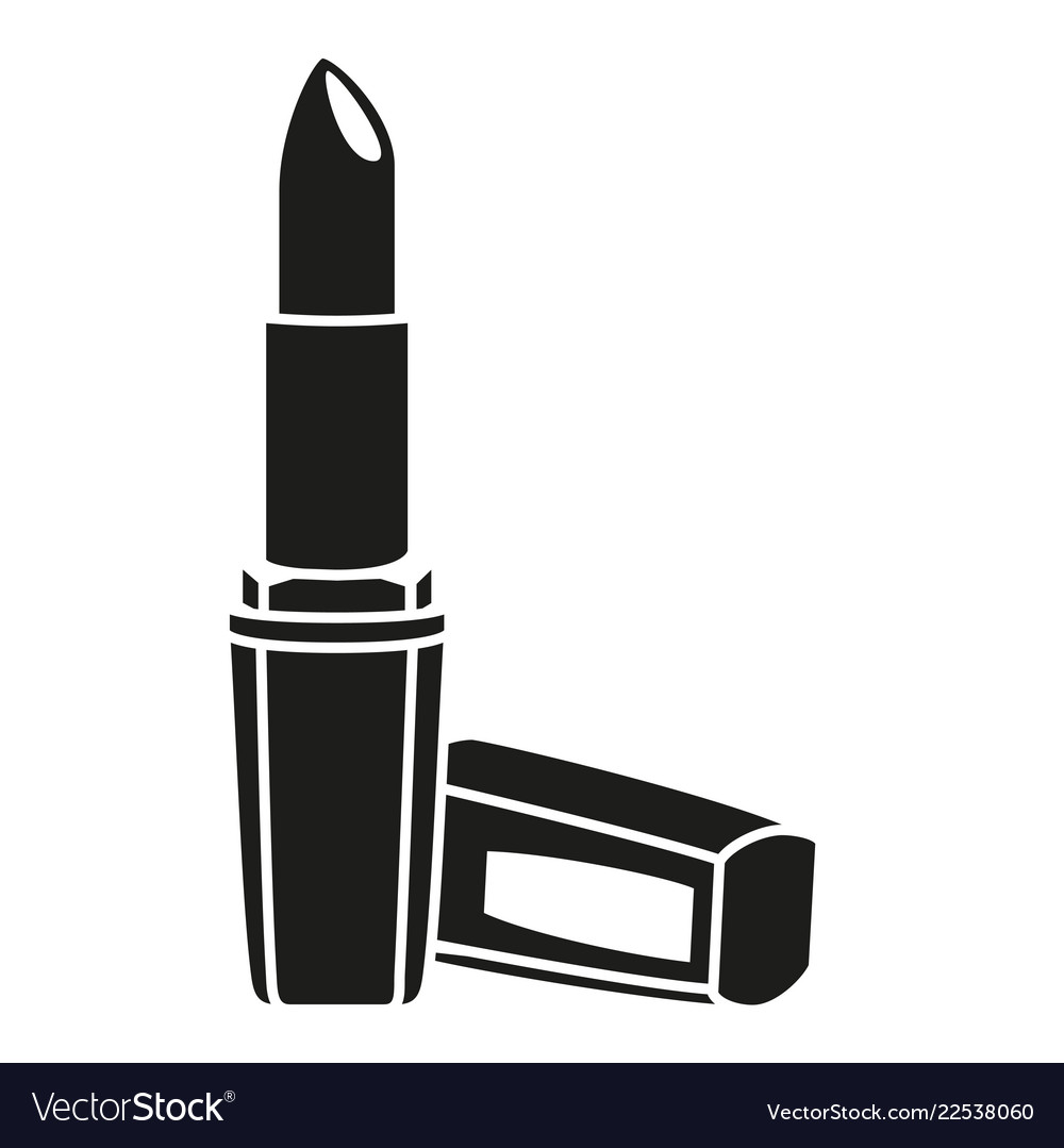 black and white lipstick clipart