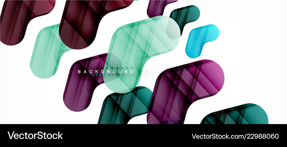 Colorful glossy arrows abstract background Vector Image
