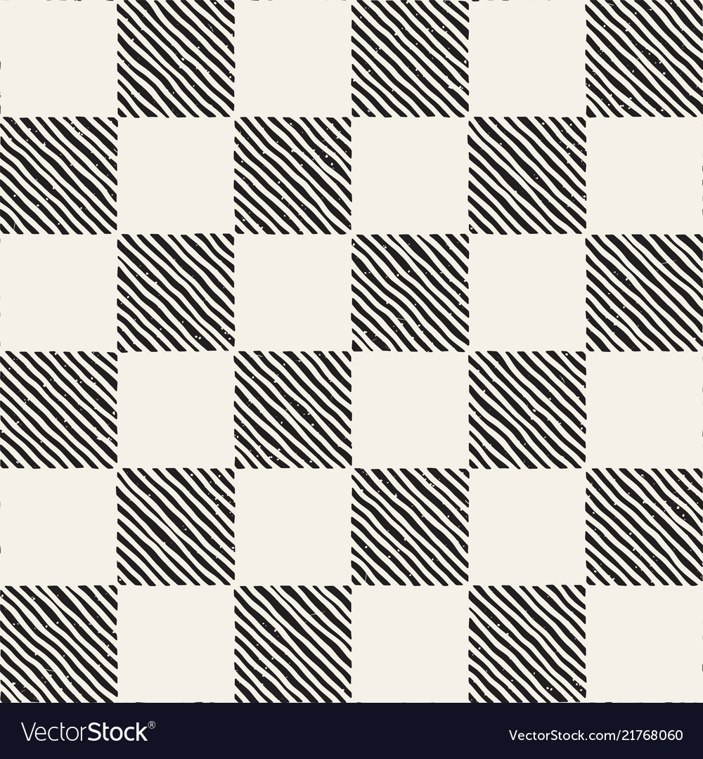 Hand drawn seamless repeating pattern vector image Hand drawn seamless repeating pattern