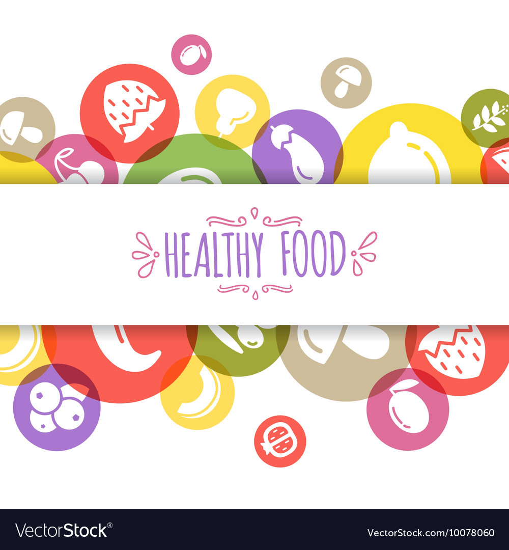 Healthy food background representing