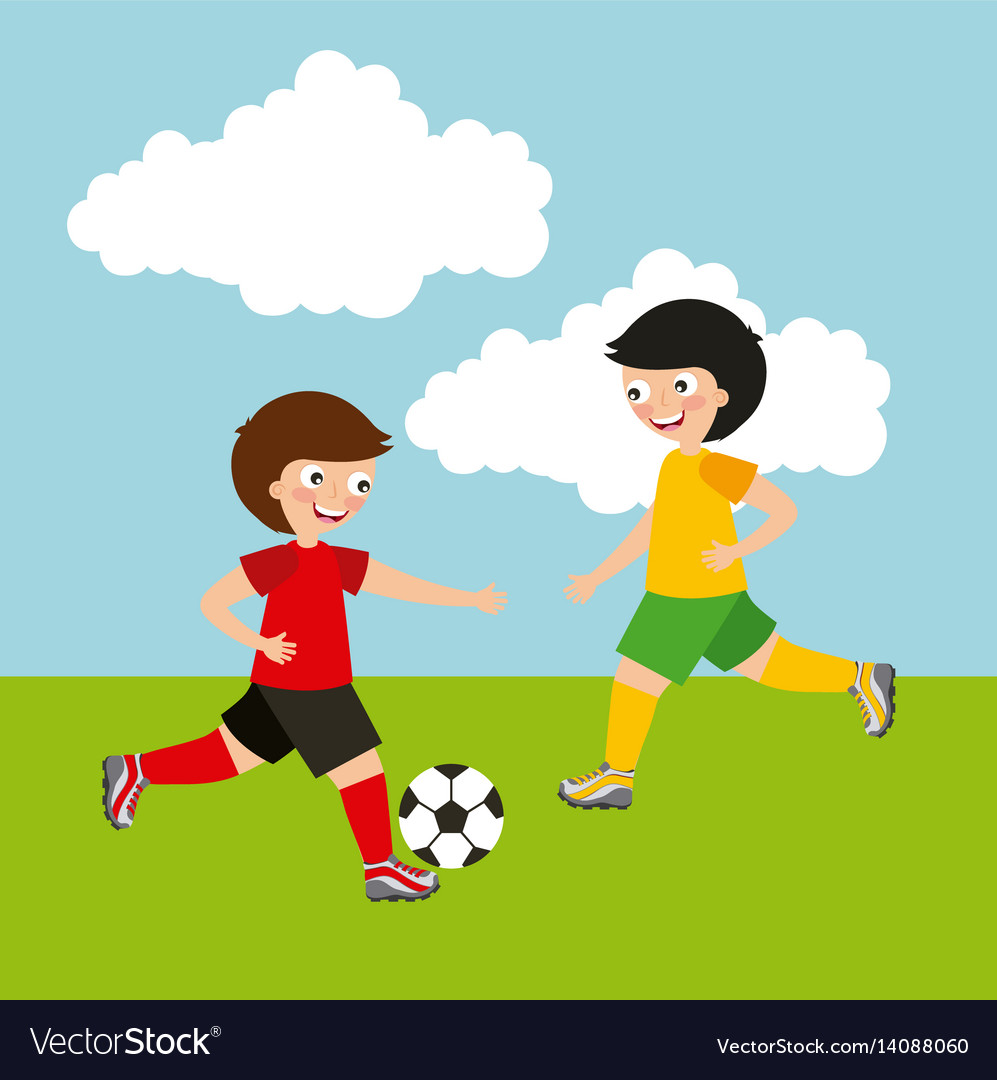 Kids and sports design Royalty Free Vector Image