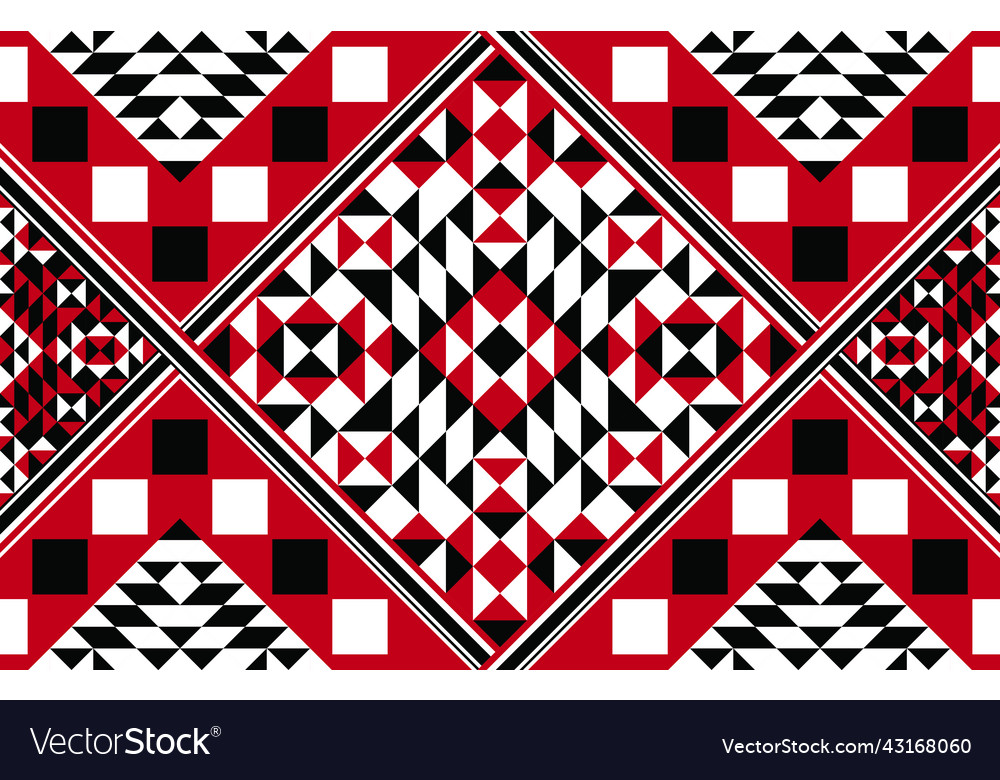 Native fabric textile pattern 011 vector image Native fabric textile pattern 011