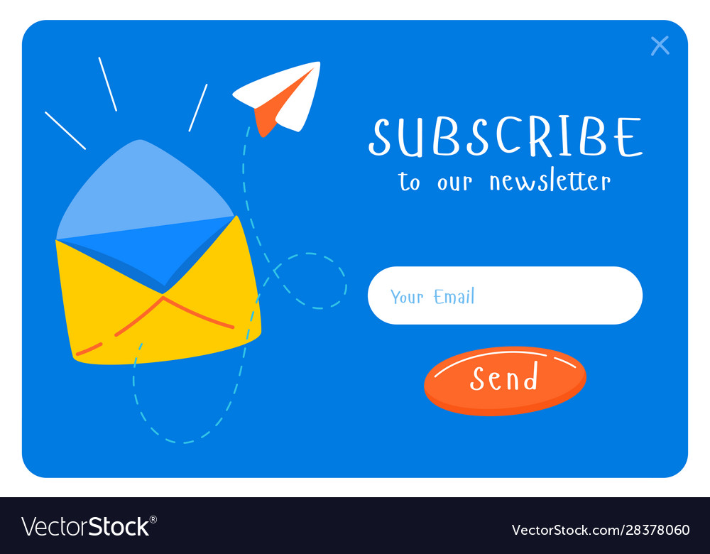 Newsletter Subscription UI