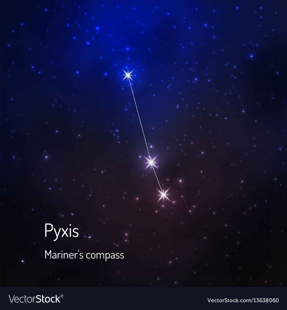 Pyxis Mariner's Compass Constellation