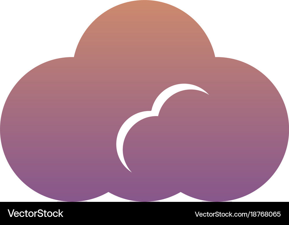 Cloud and weather design Royalty Free Vector Image