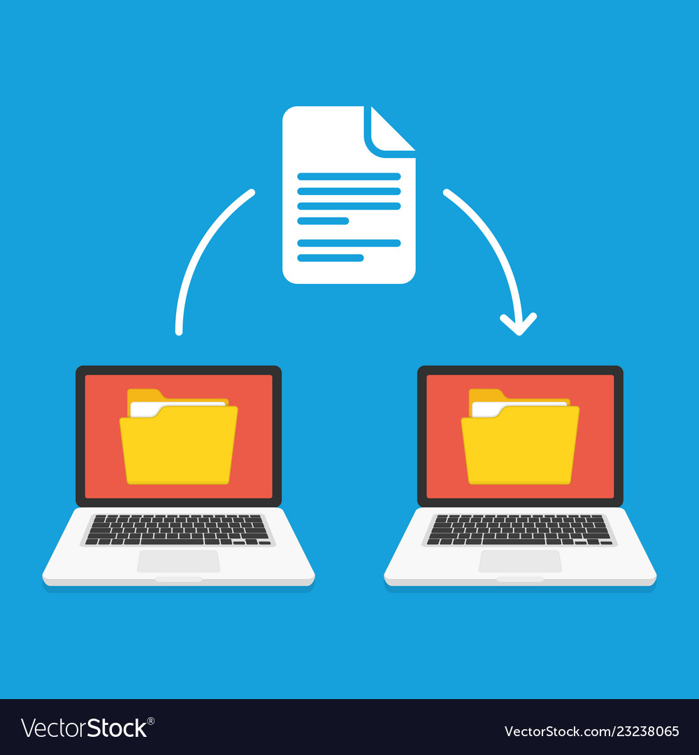 file-transfer-concept-royalty-free-vector-image