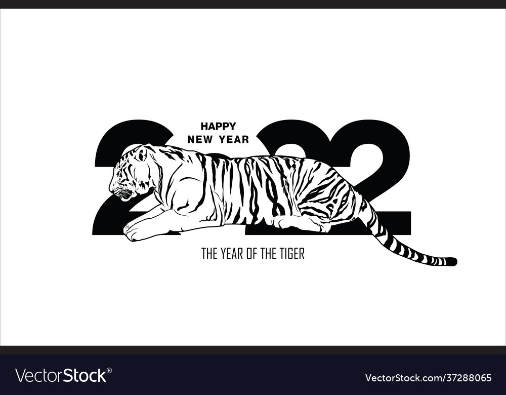 Happy New Year 2022 - Tiger Celebration