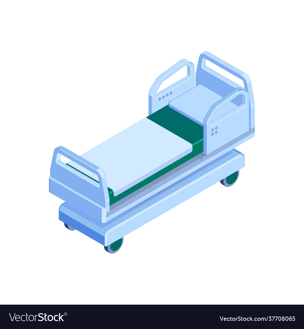 Hospital cot icon Royalty Free Vector Image - VectorStock