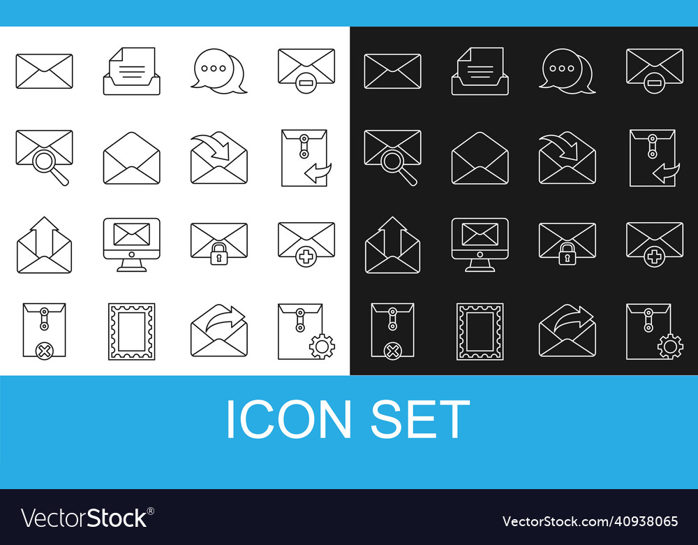 Set line envelope setting received message