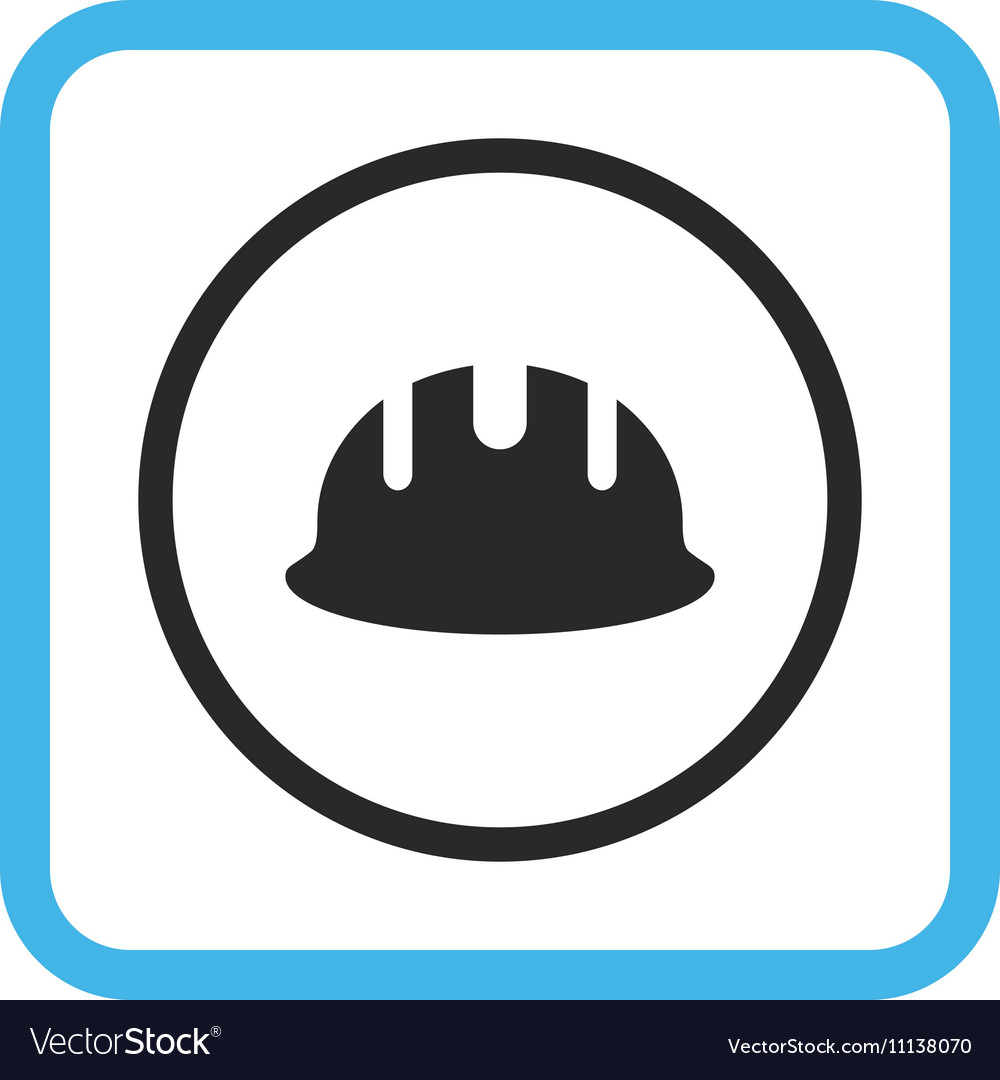 Builder hardhat icon in a frame