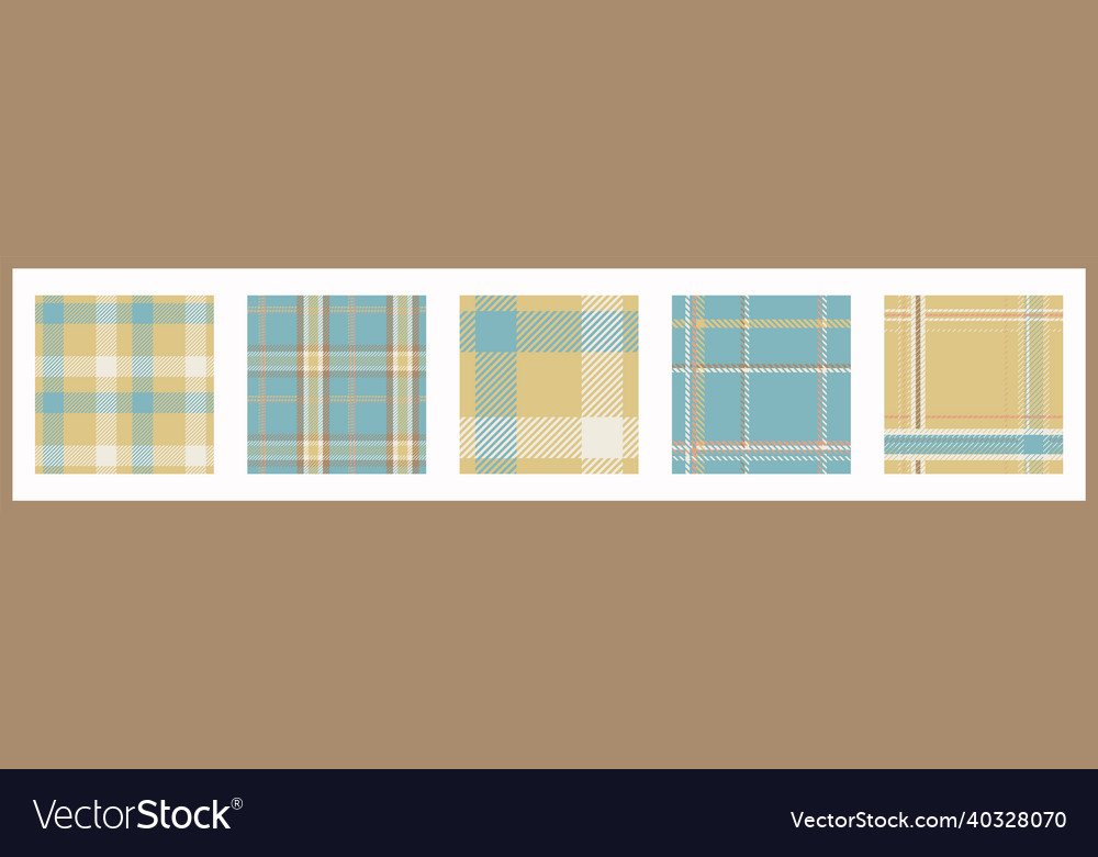 Gender neutral seamless plaid pattern