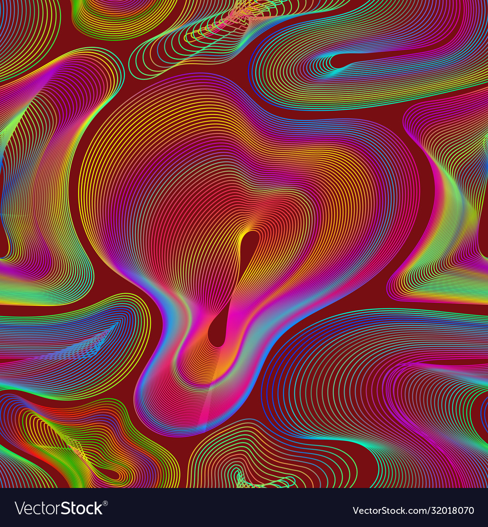 Iridescent Chaotic Pattern Swatch