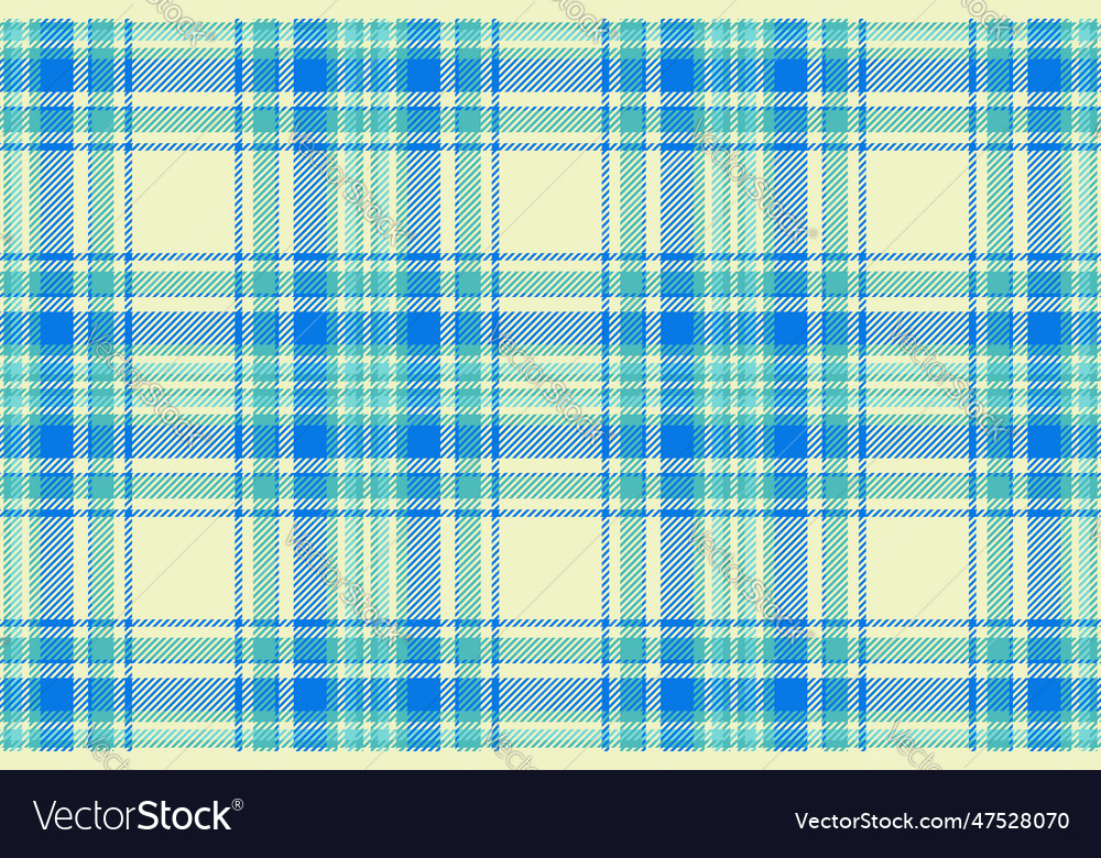 Seamless Check Plaid Of Background Tartan Fabric Vector Image