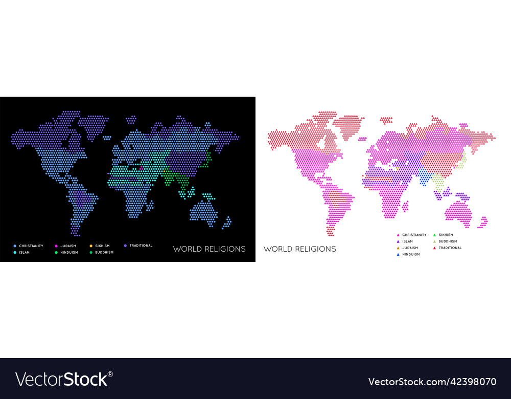 Set of flat maps of the world infographic map data