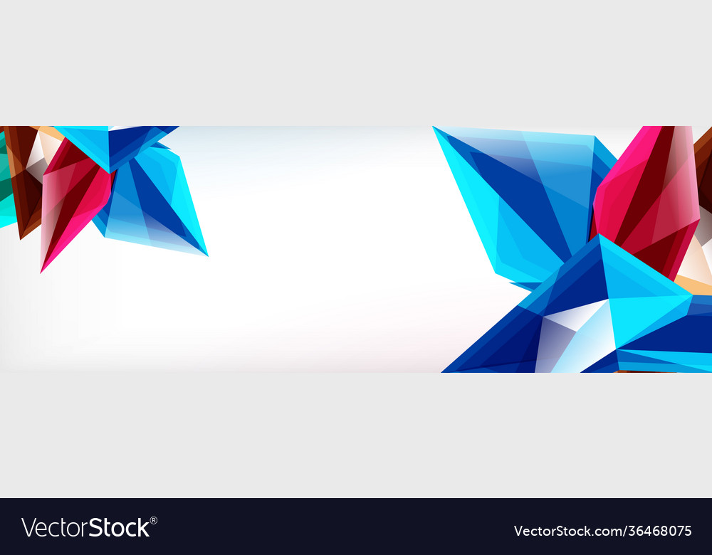 3d triangles and pyramids abstract vector image 3d triangles and pyramids abstract