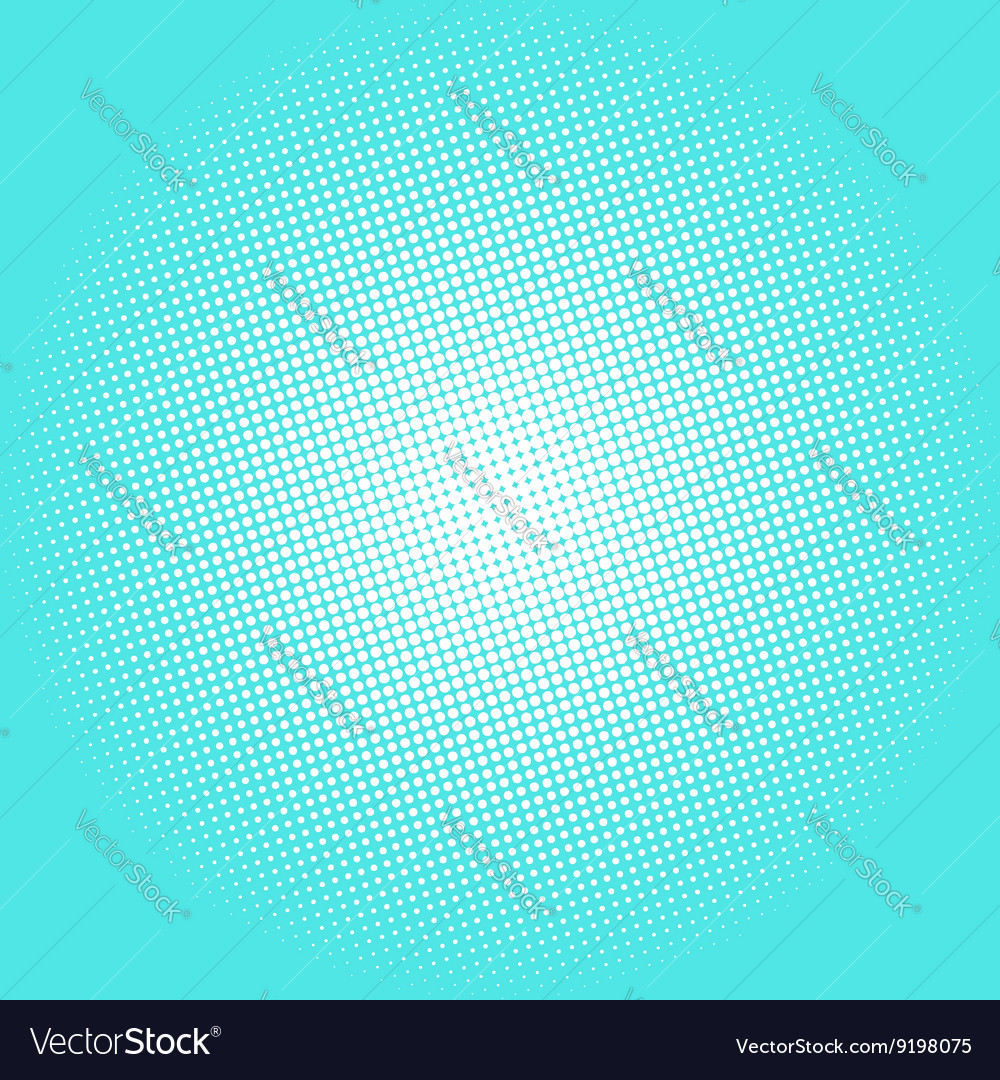 Azure Dots Pop Art Background