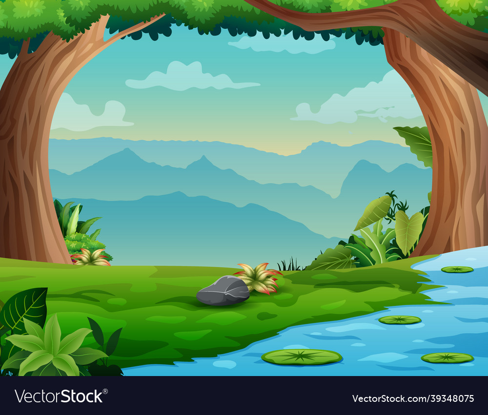 Animated Forest Scene