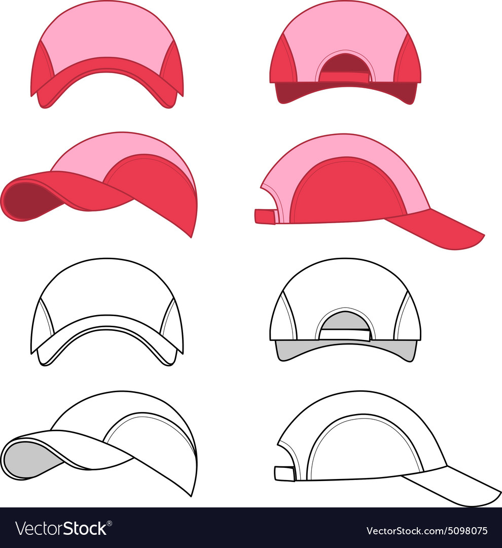 Baseball Cap Outline Template