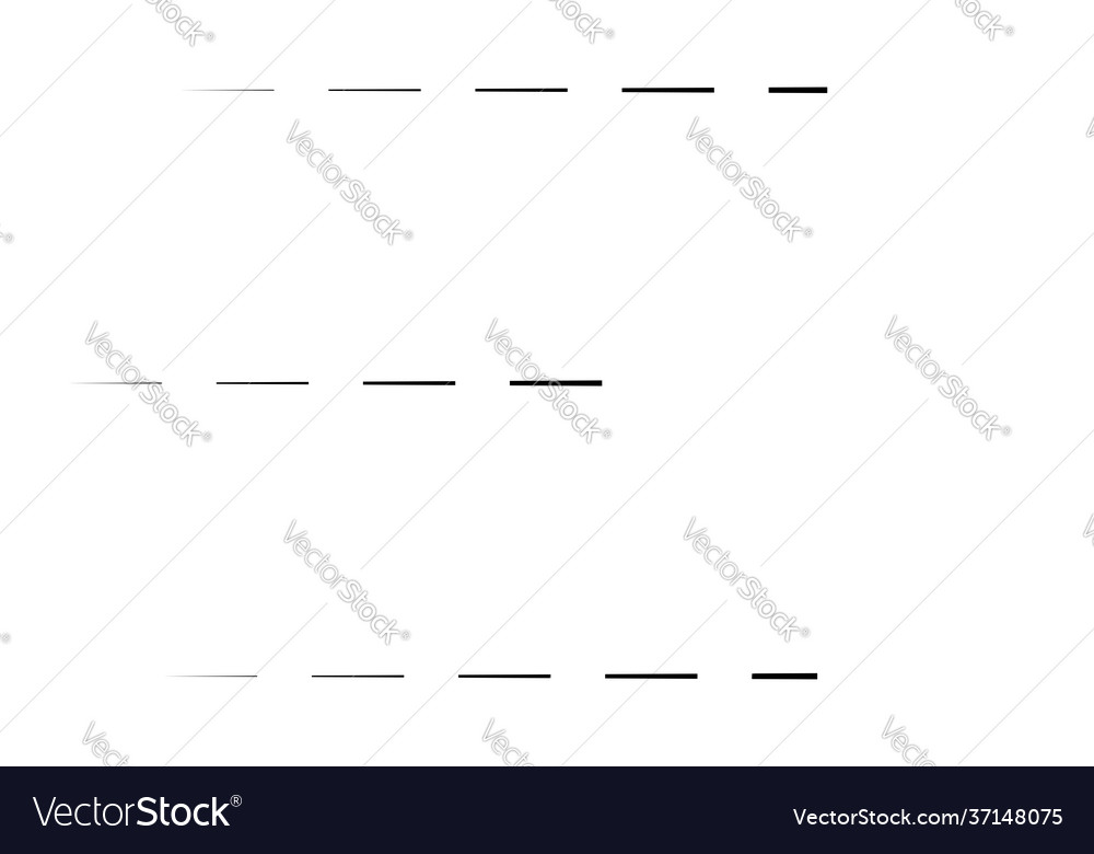 Dashed random straight parallel lines geometric Vector Image Dashed random straight parallel lines geometric