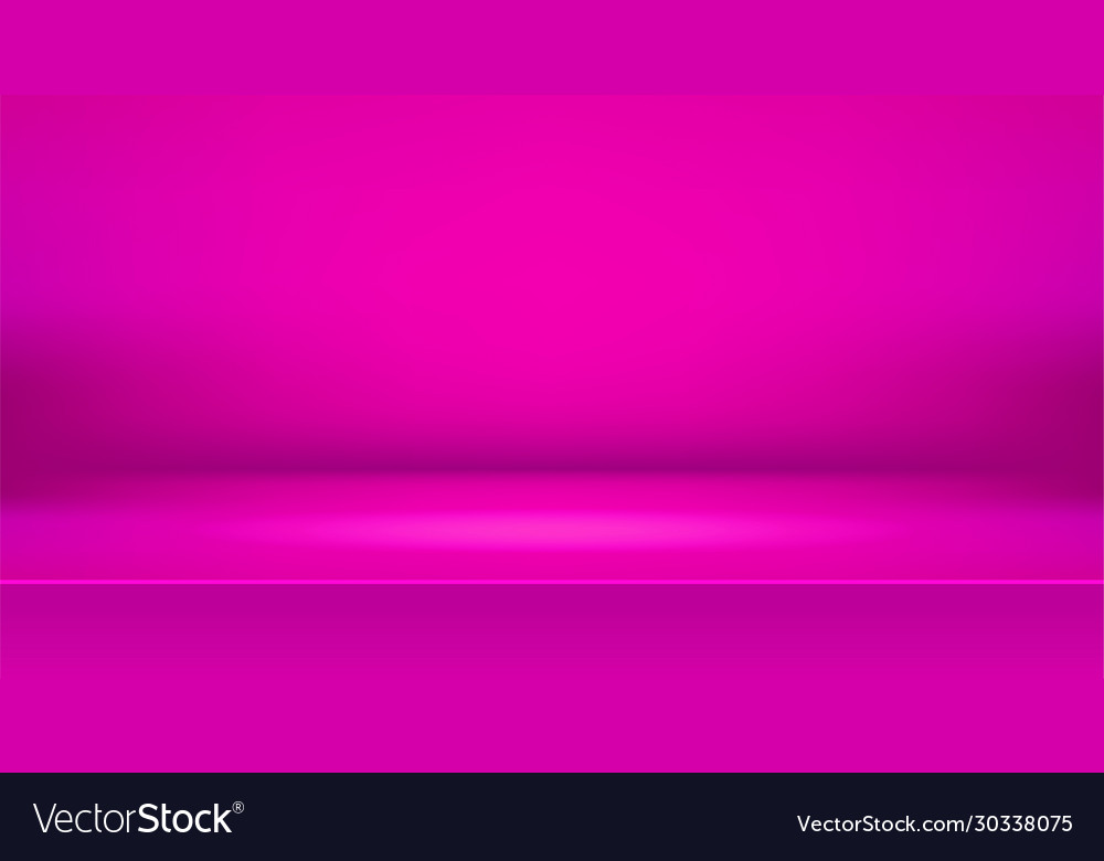 Empty colorful studio table room background Vector Image Empty colorful studio table room background