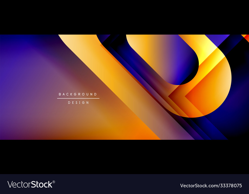 Geometric abstract background with lines Vector Image Geometric abstract background with lines