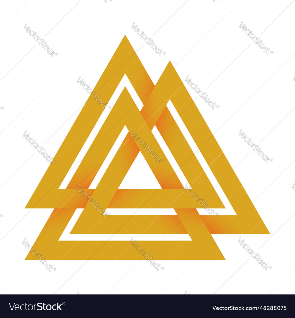 Impossible shapes - triple triangle infinite