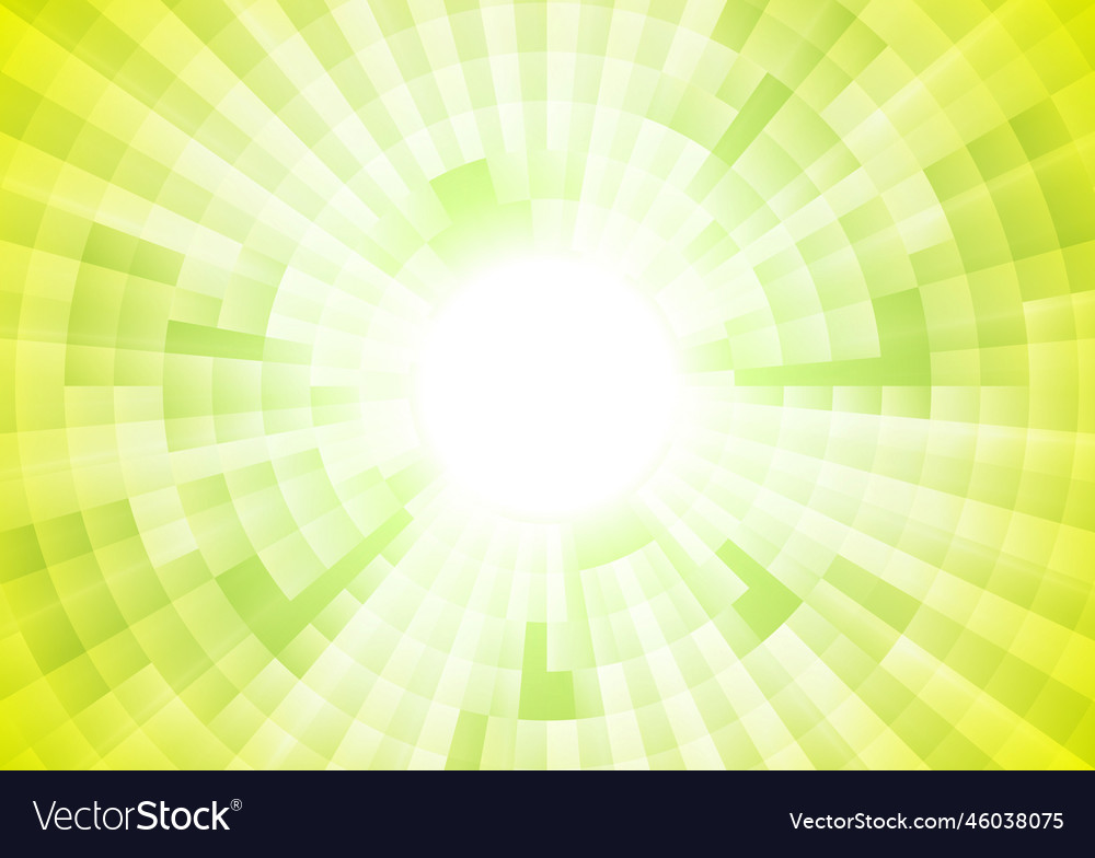 Light green tech geometric background