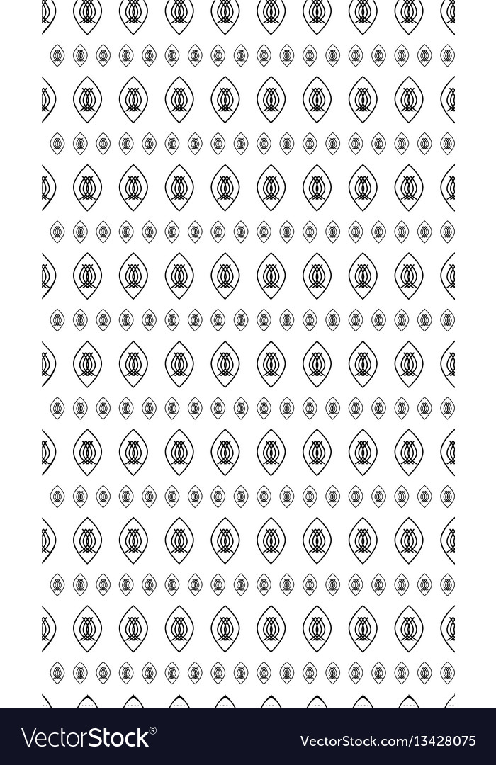 Seamless pattern with geometric shapes and symbols vector image Seamless pattern with geometric shapes and symbols