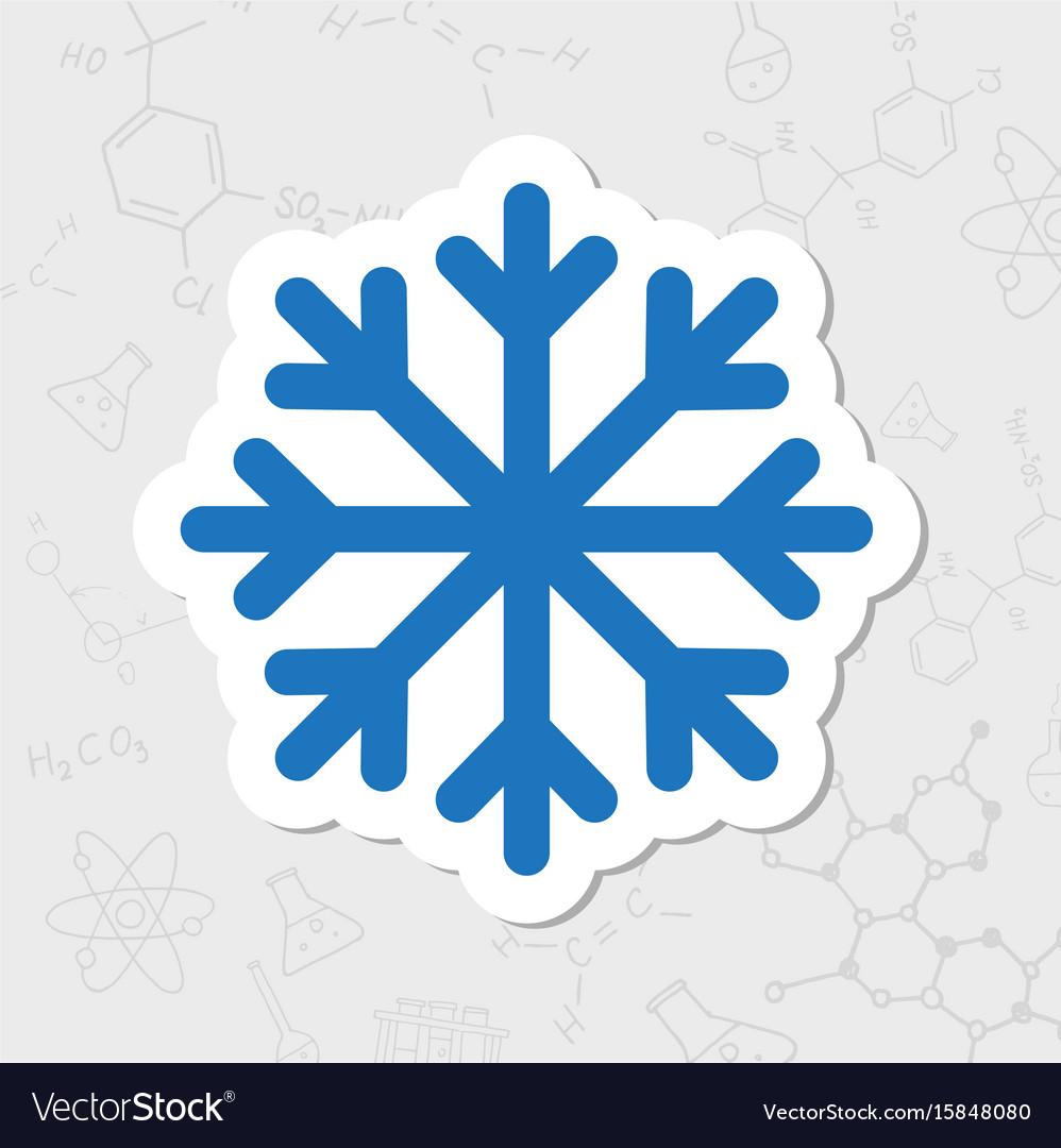Snowflake icon Royalty Free Vector Image - VectorStock