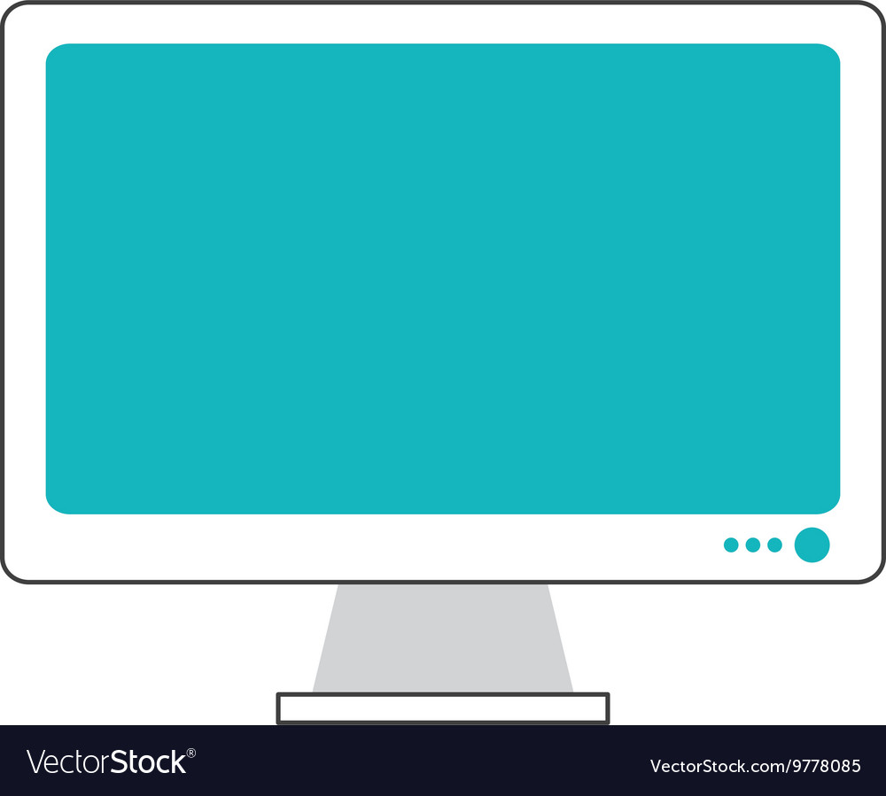 Computer monitor icon