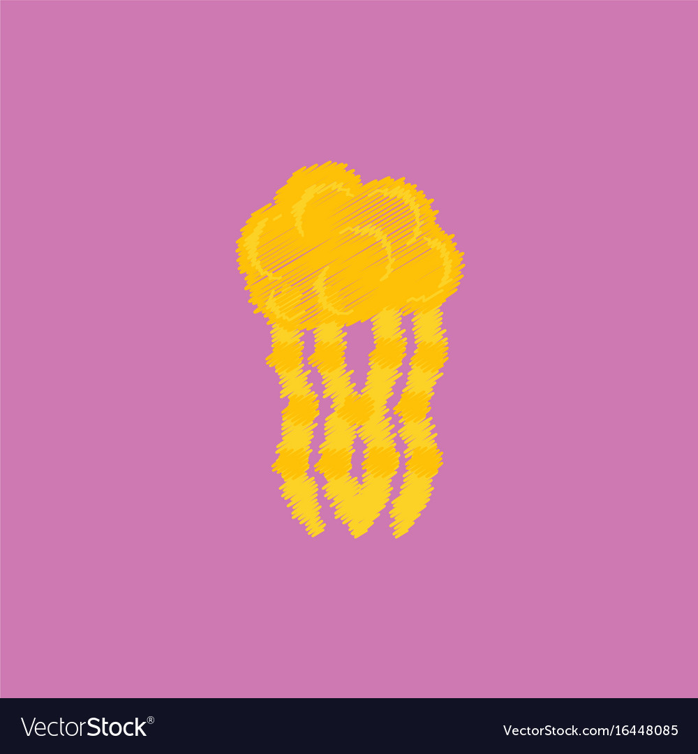 Jellyfish in hatching style