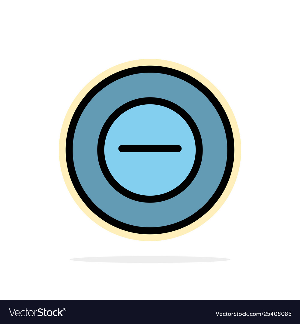 No add less abstract circle background flat color