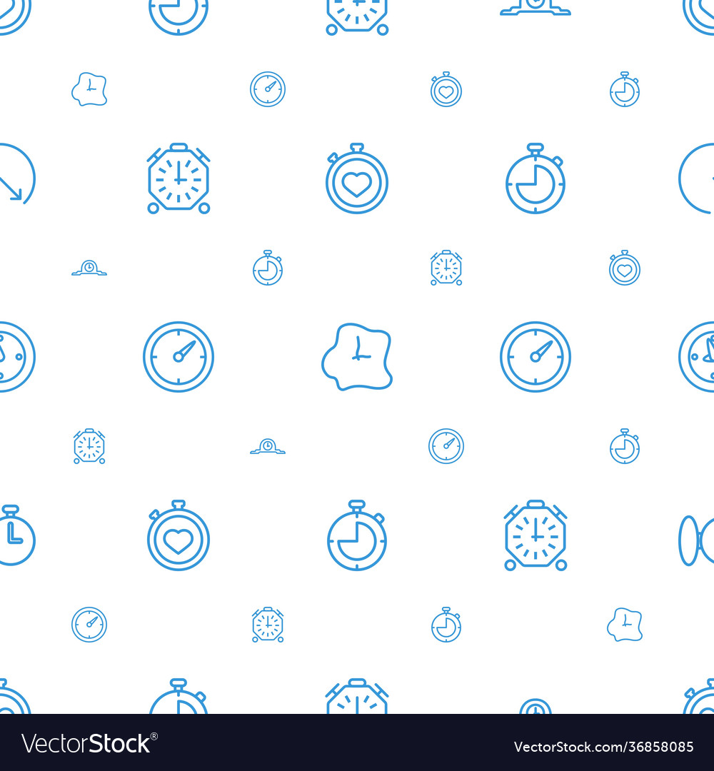 Second icons pattern seamless white background