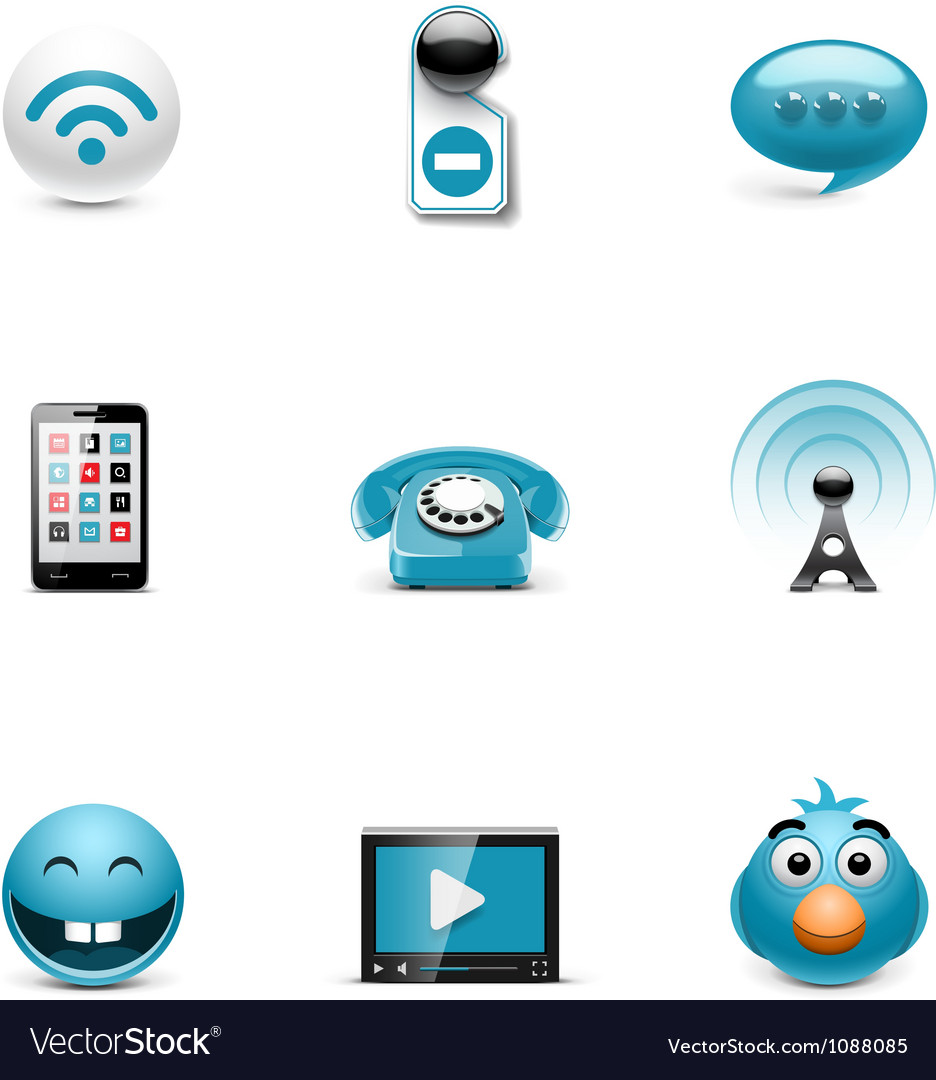 Web Communication Icons