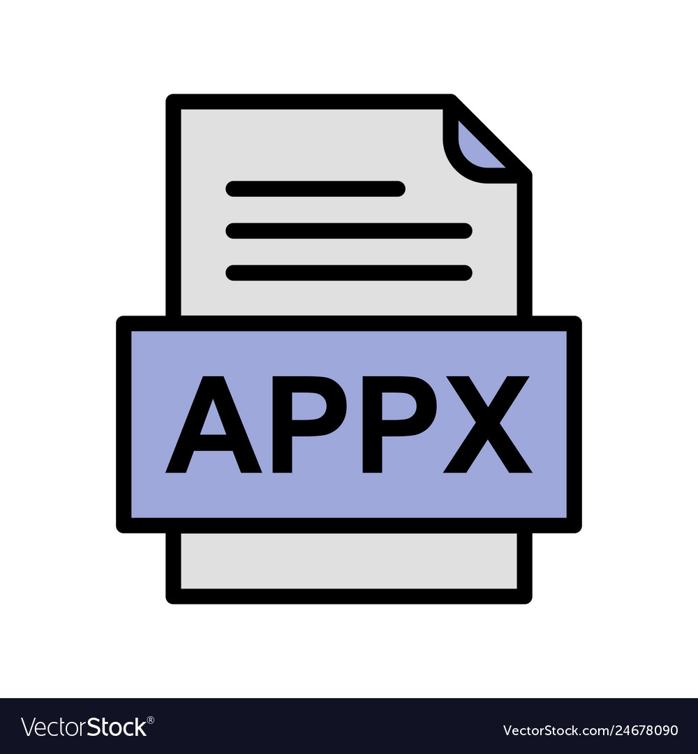 Appx file document icon