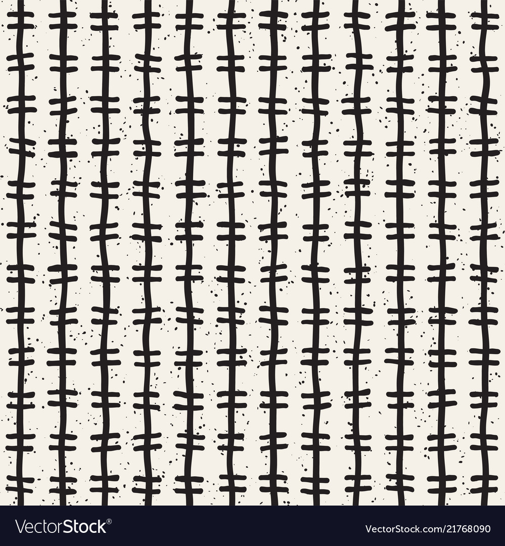 Hand drawn lines seamless grungy pattern abstract vector image Hand drawn lines seamless grungy pattern abstract