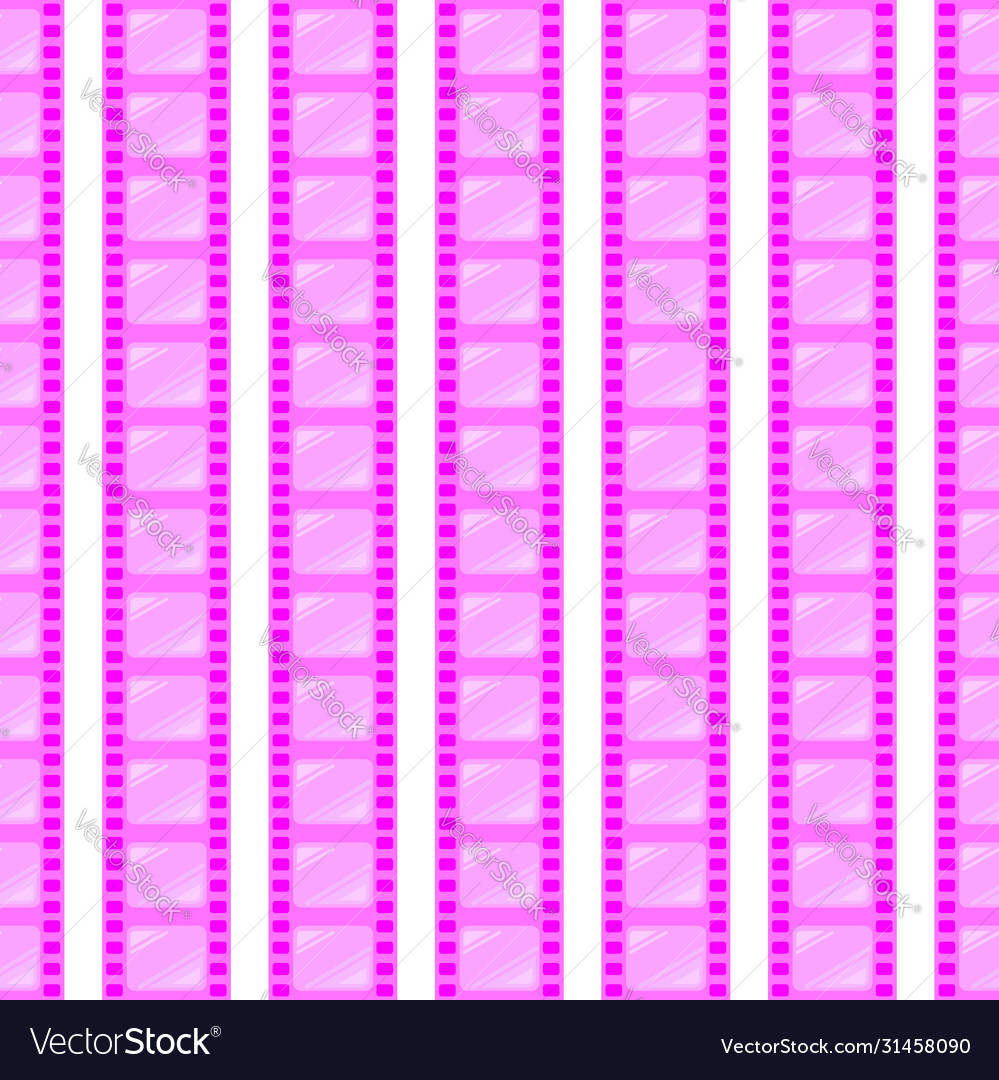 Movie film pattern on white background