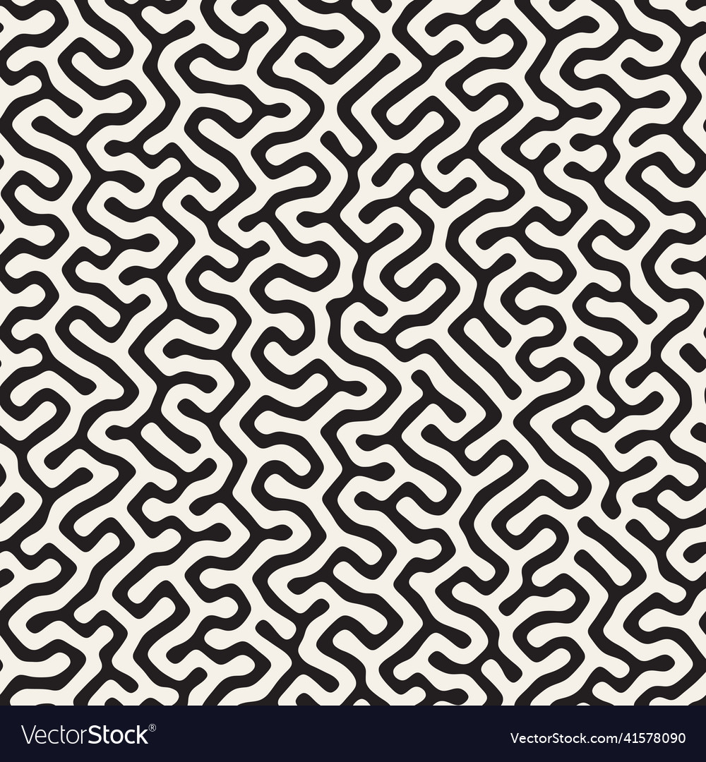 Seamless pattern repeating geometric elements vector image Seamless pattern repeating geometric elements
