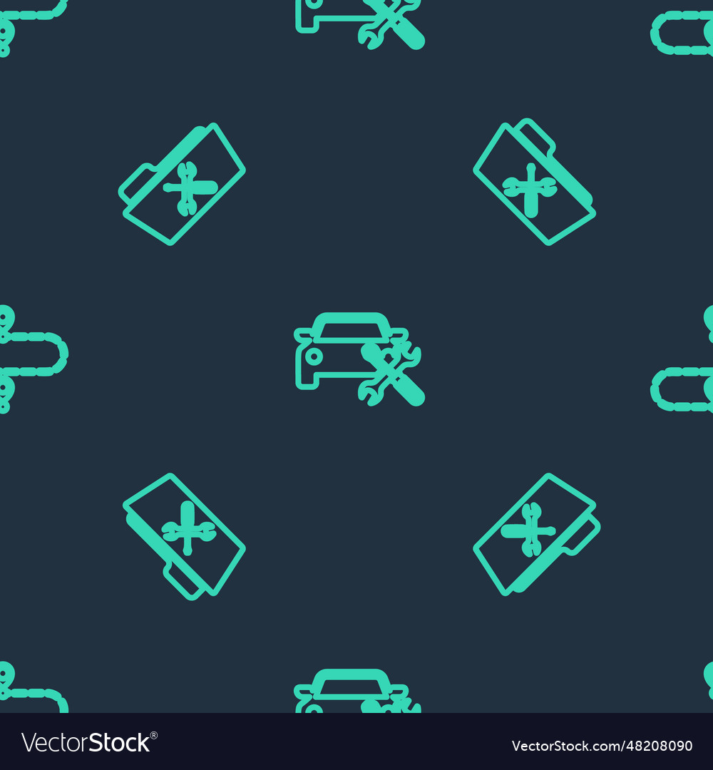 Set line car service folder and route location