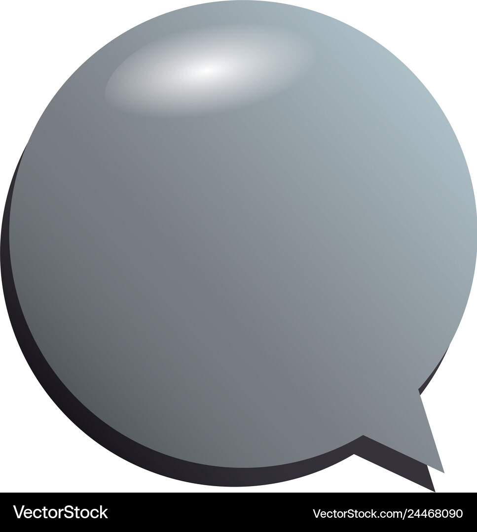 Speech bubble message icon Royalty Free Vector Image