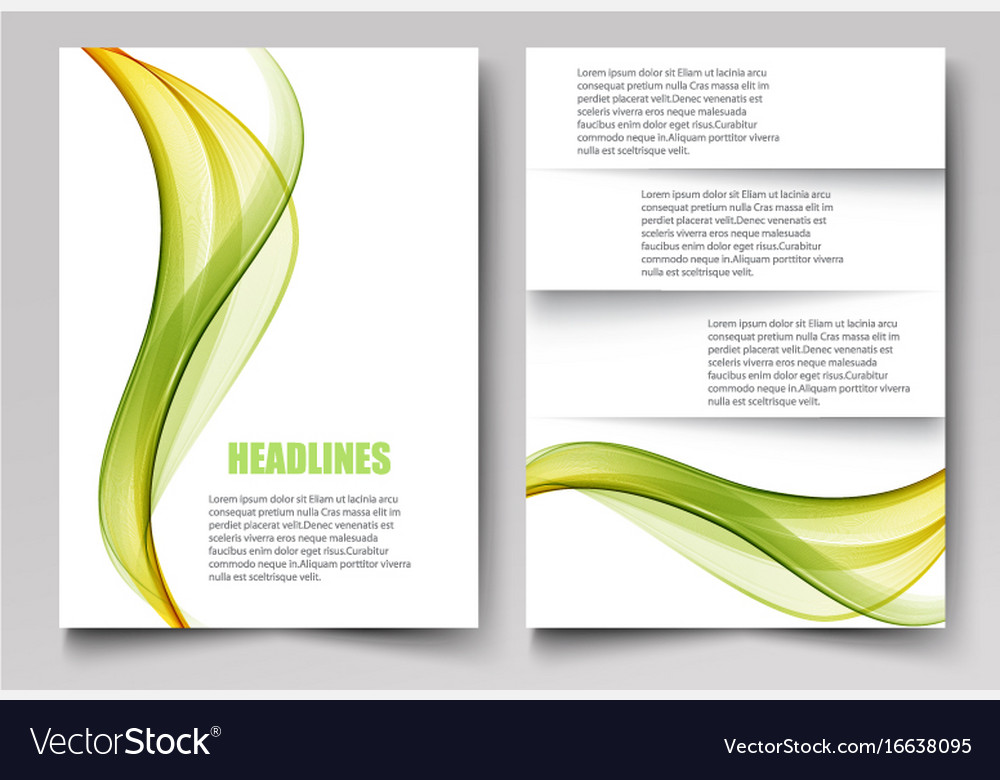 Abstract template design Royalty Free Vector Image