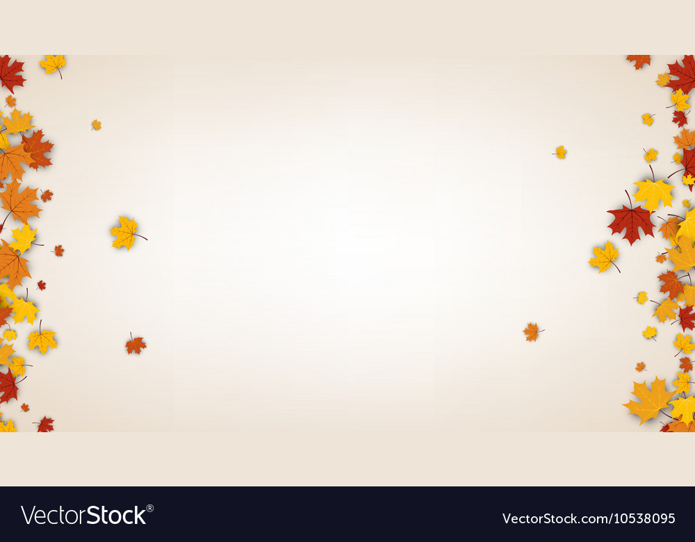 Autumn Background With Maple Leaves Royalty Free Vector Autumn Background With Maple Leaves Royalty Free Vector