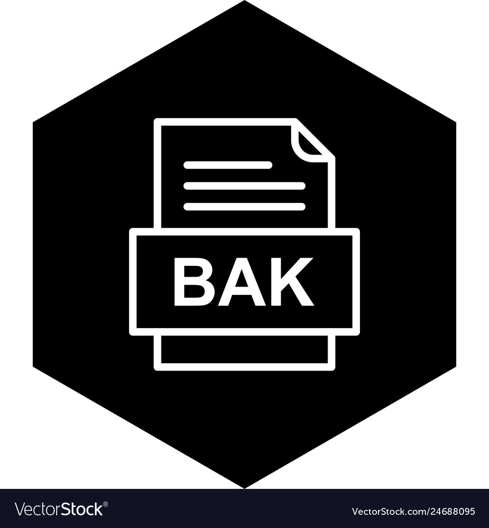 Bak file document icon