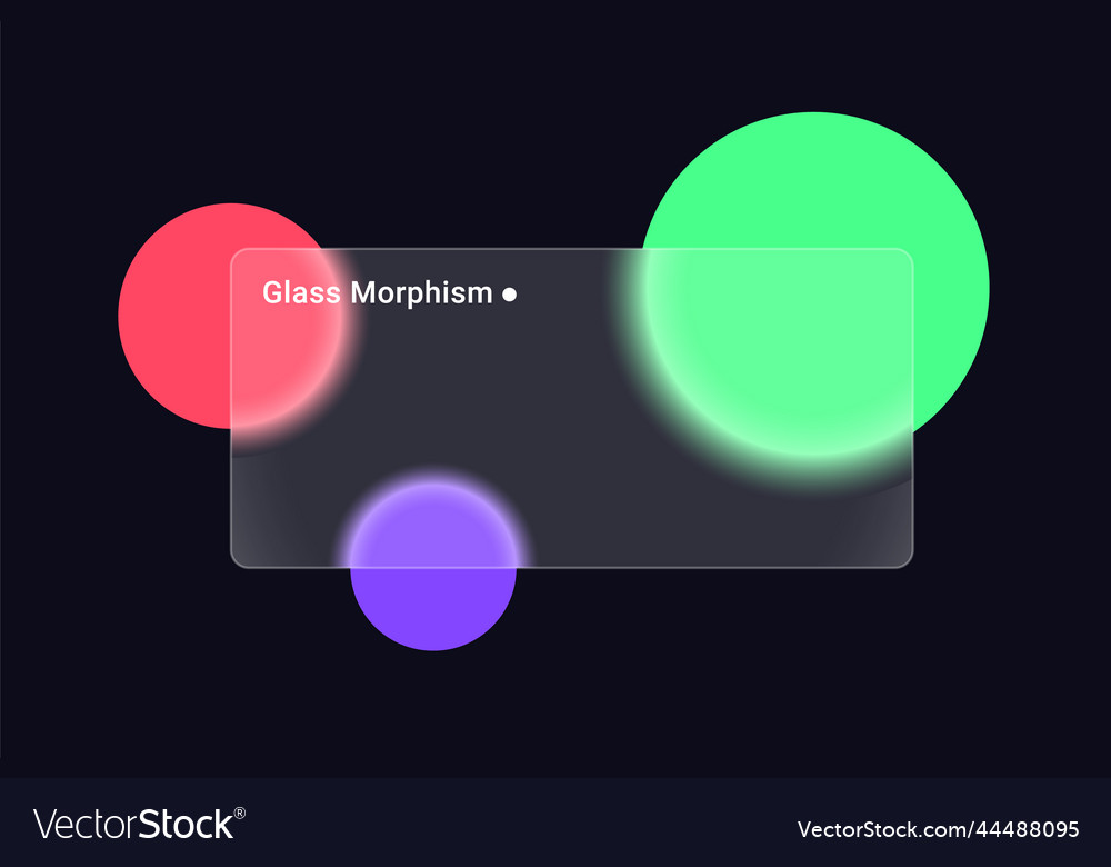 Glass Morphism Blur Gradient Screen