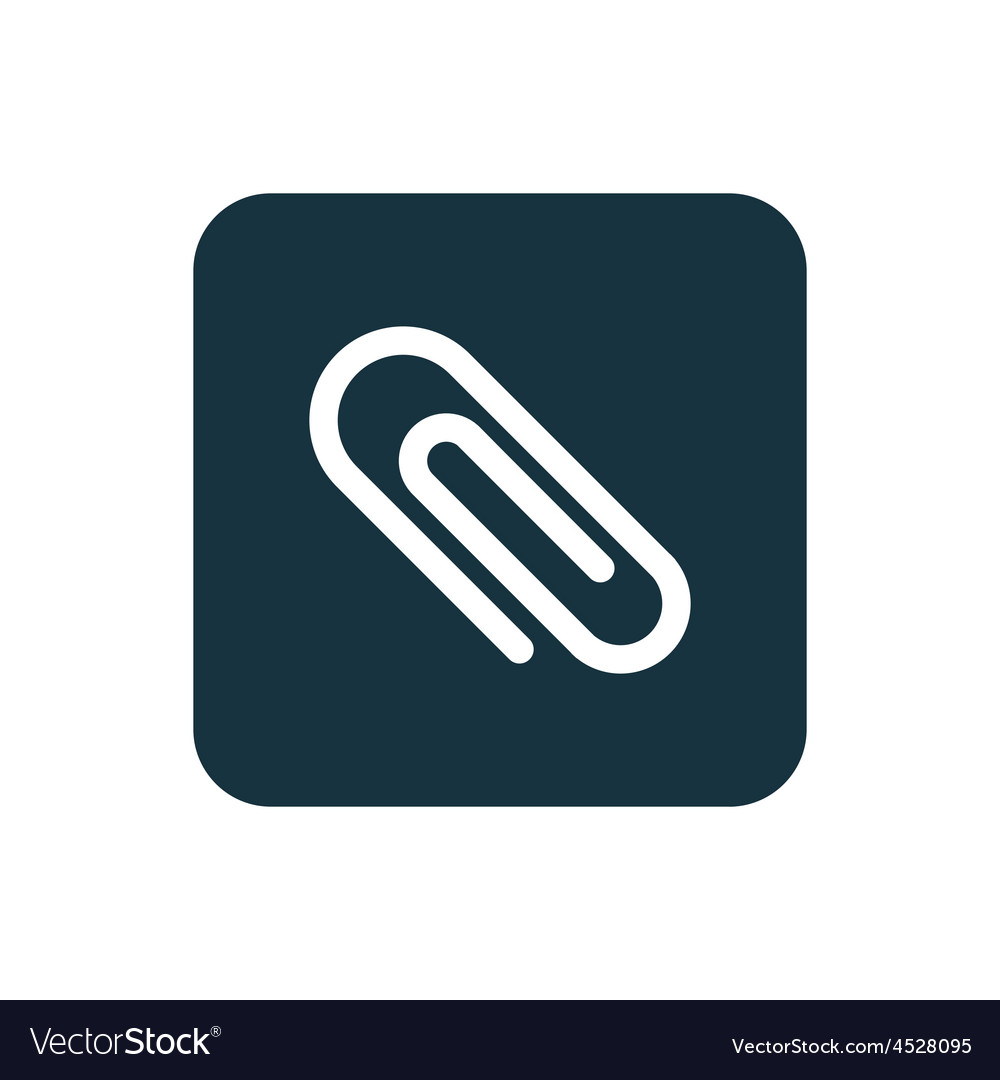 Paperclip Icon - Rounded Squares