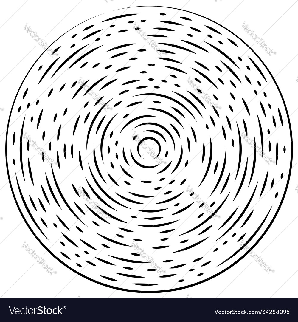 Radial radiating lines abstract burst element