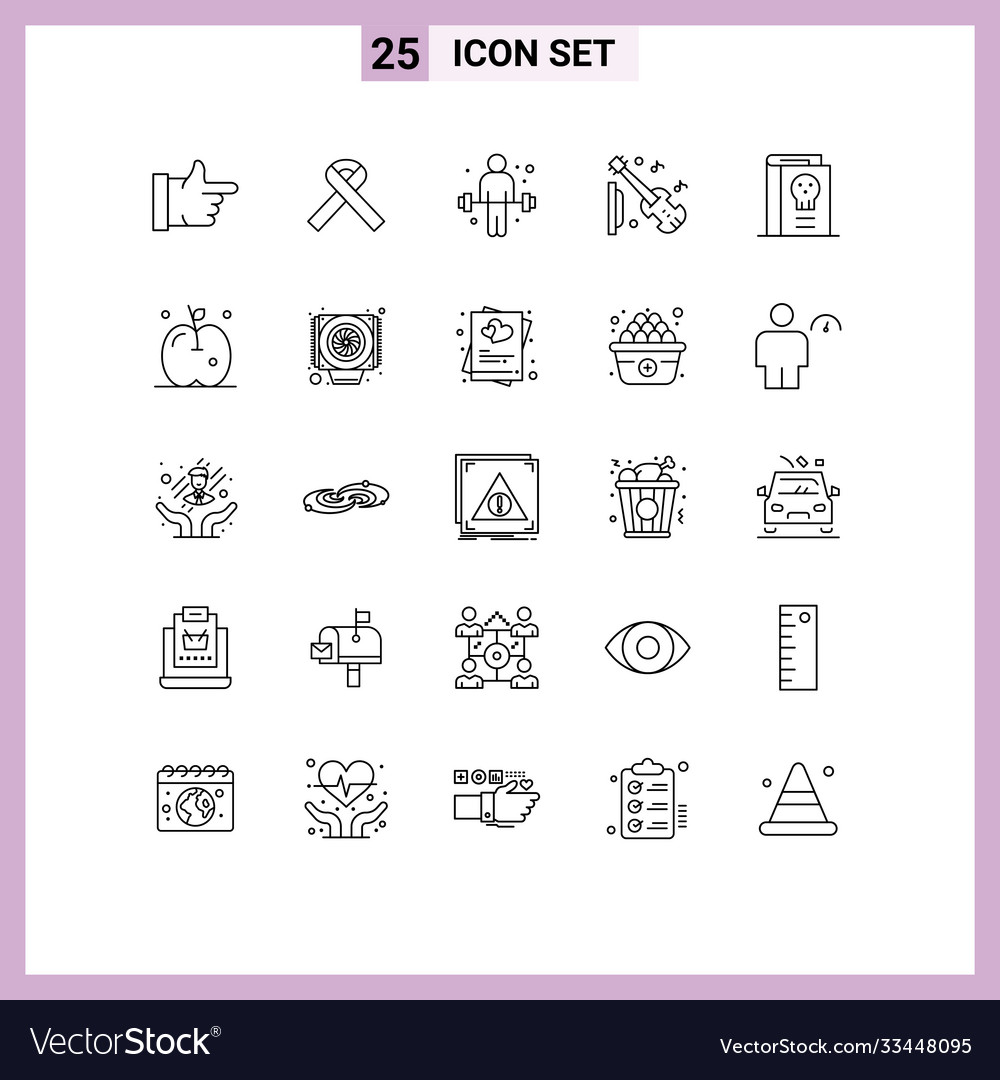 User interface pack 25 basic lines