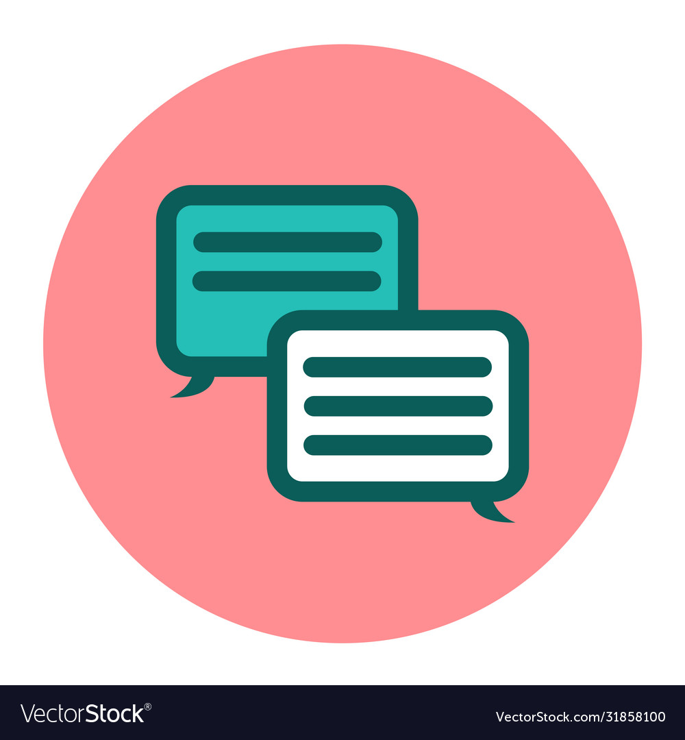Dialog icon in text messaging