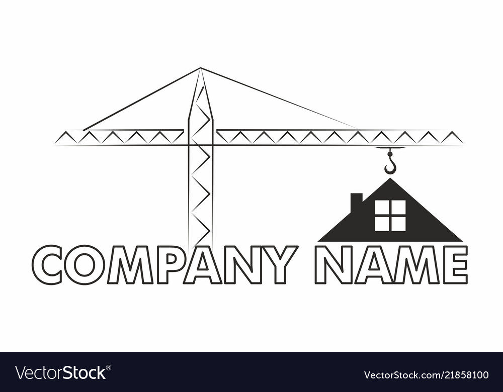 Logo of the cottage settlement Royalty Free Vector Image